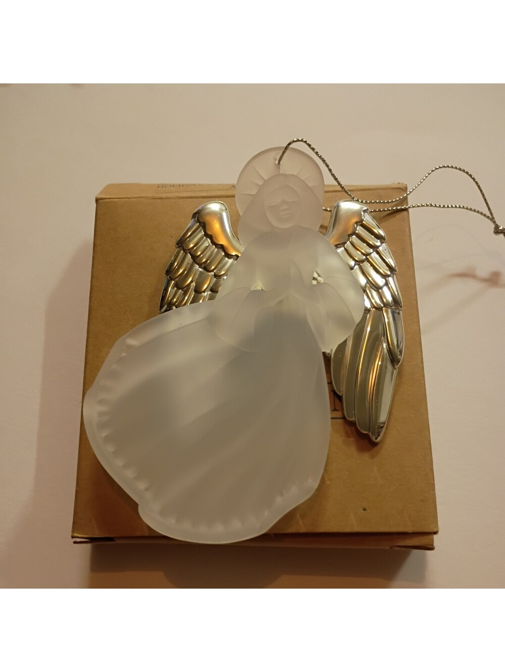 Vintage Avon Holiday Reflections Ornament Angel